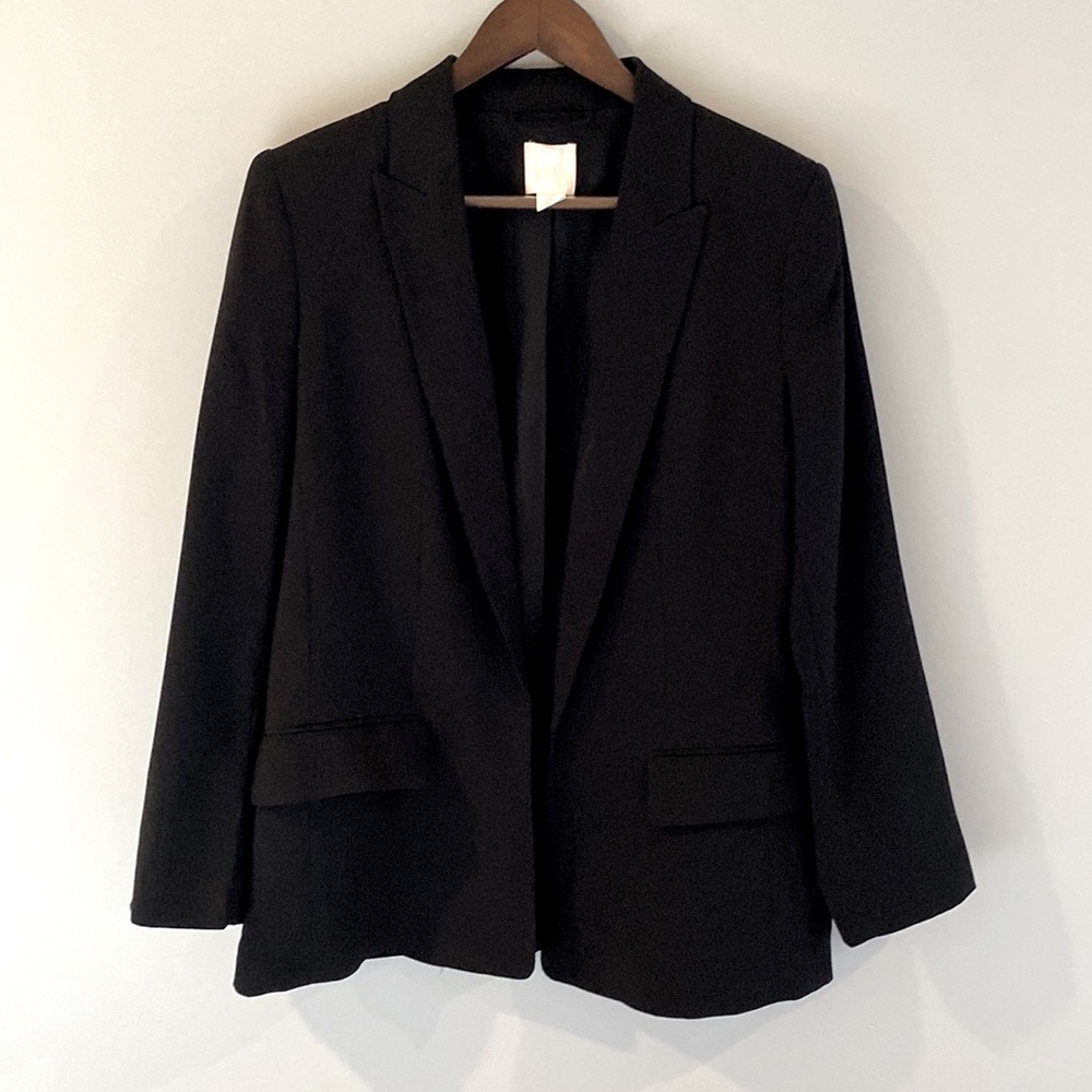 H&M black blazer size 6